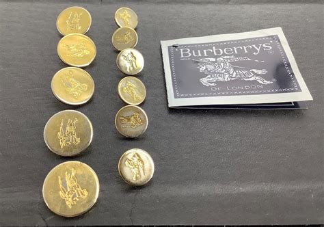 vintage burberry buttons